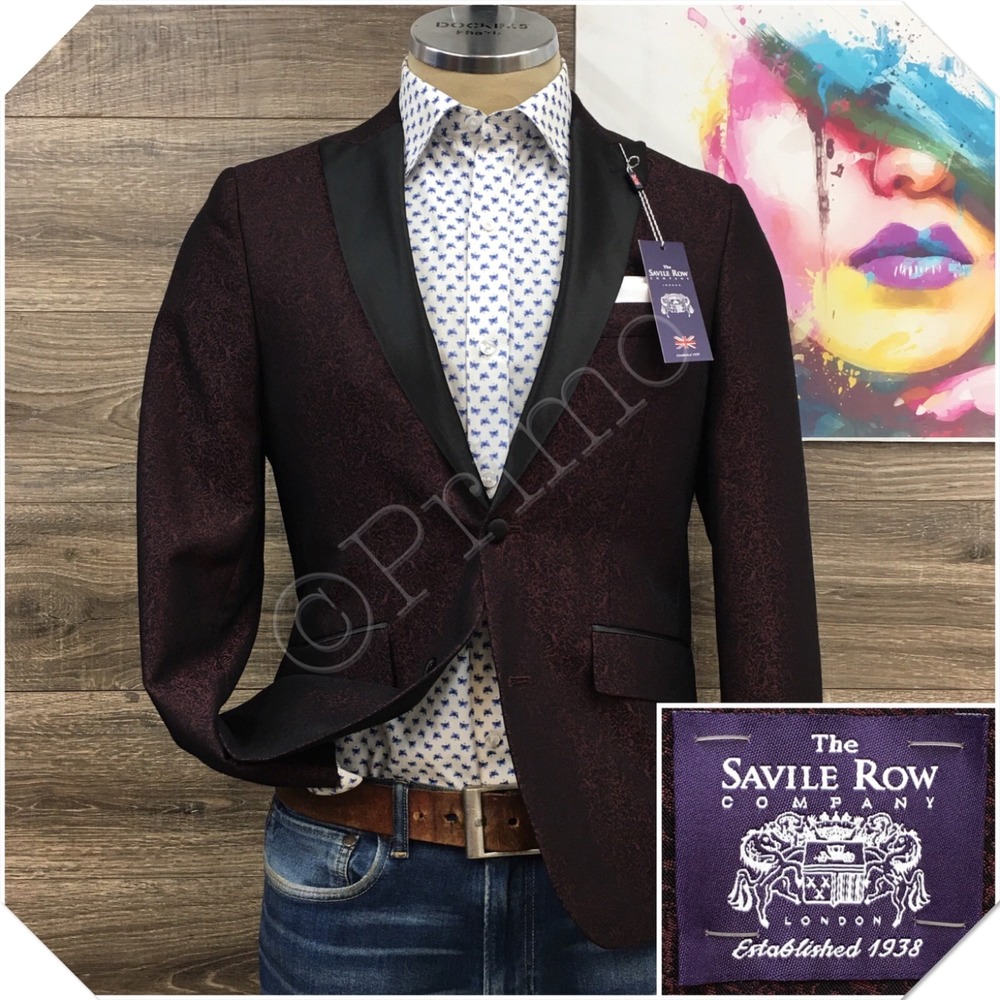 NEW SAVILE ROW Mens Blazer Sport Coat Casual Dinner Jacket Size 36S Classic Suit